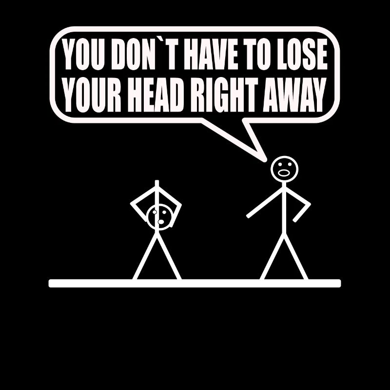 Funny stick figure