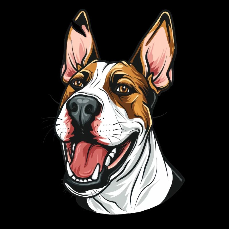 Bull Terrier | Illustration de dessin animé