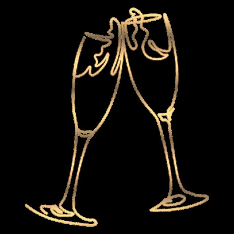 Champagnergläser Geschenk