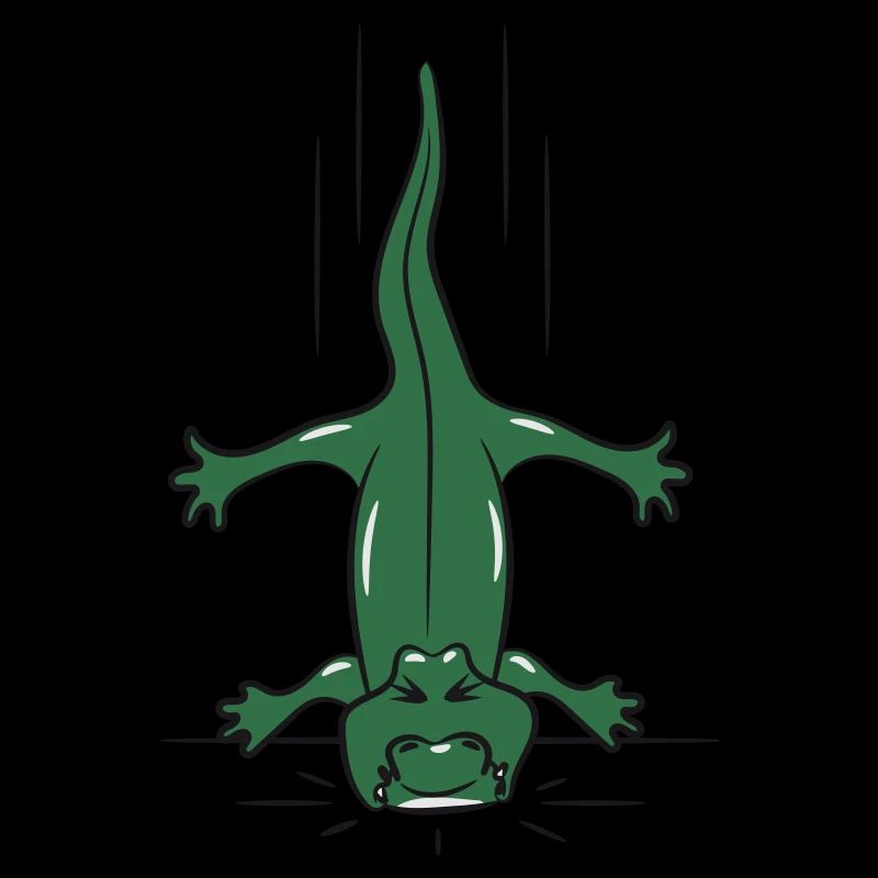 Crocodile reptile down