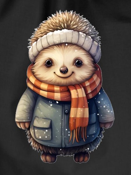 Igel im Winter