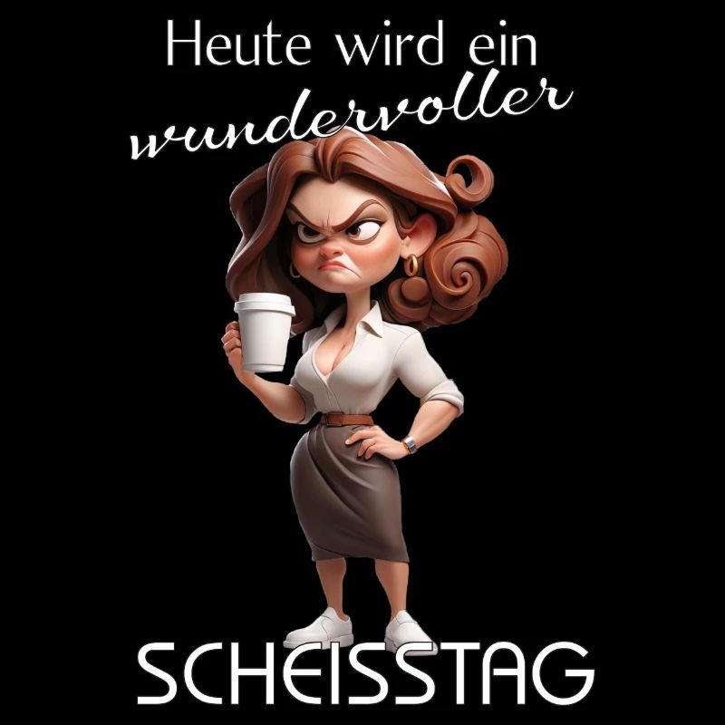 Wundervoller Scheisstag Frau