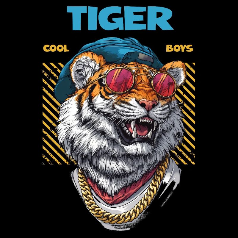 Cool Animals - Cool Tiger Boy2