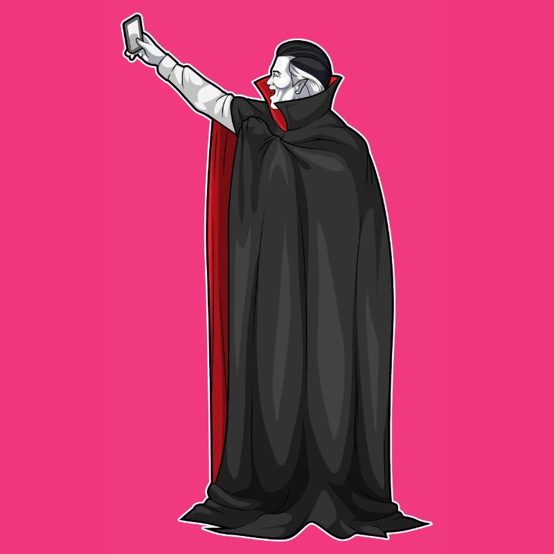 Vampire Halloween Selfie
