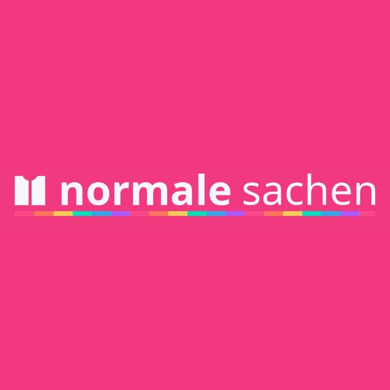 Normal Stuff Logo Arc-en-ciel