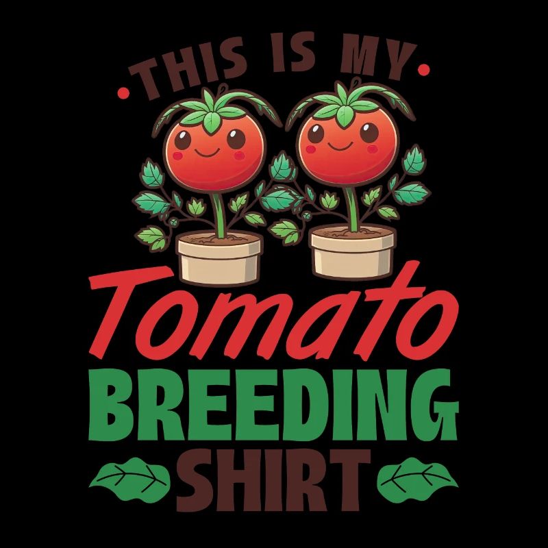 Chemise de sélection végétale de tomate, drôle de tomate