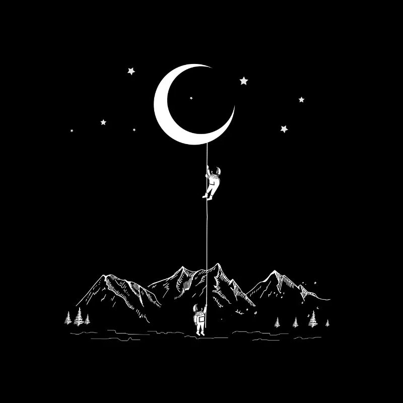 L’escalade de la lune nature