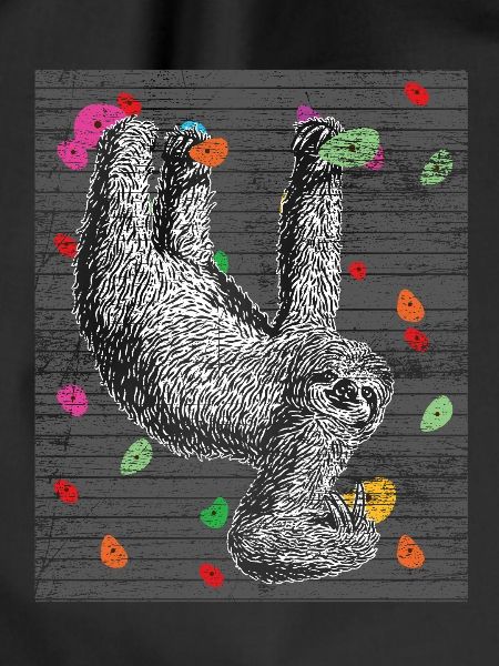 Climbing sloth nature