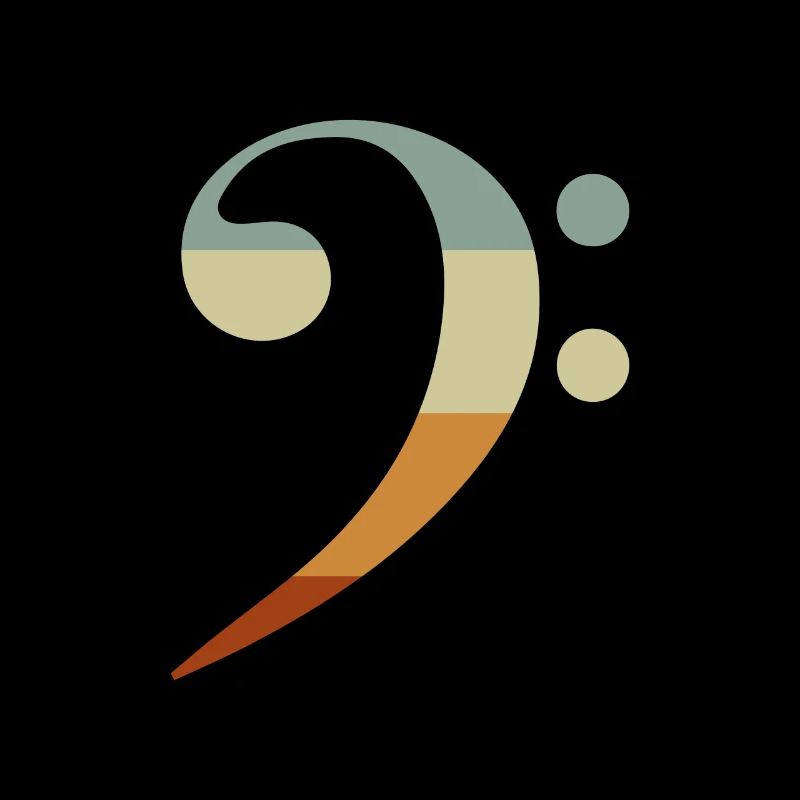 Bass clef musical notes