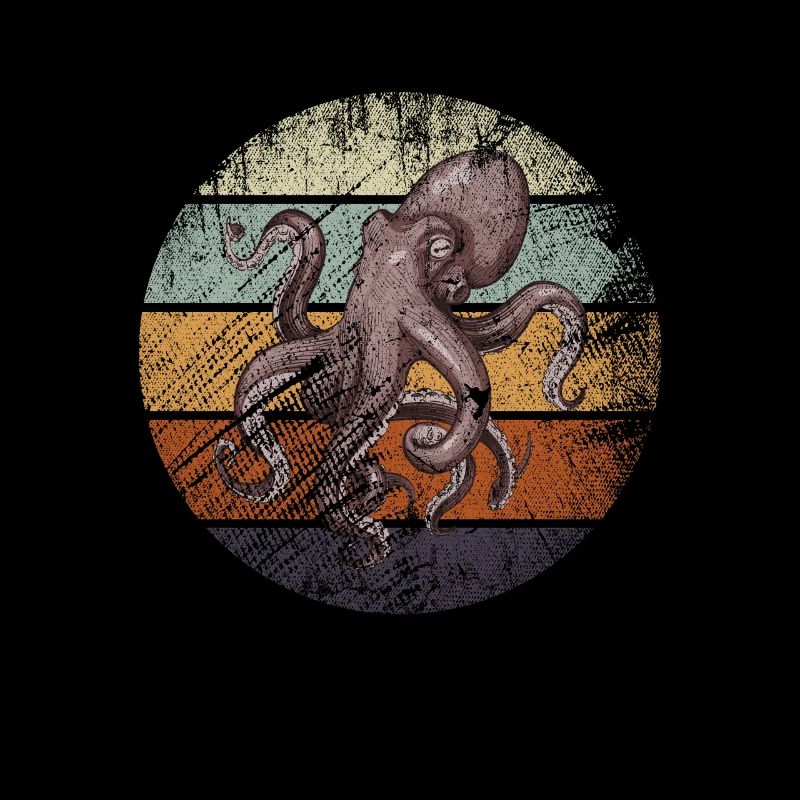 Retro octopuses