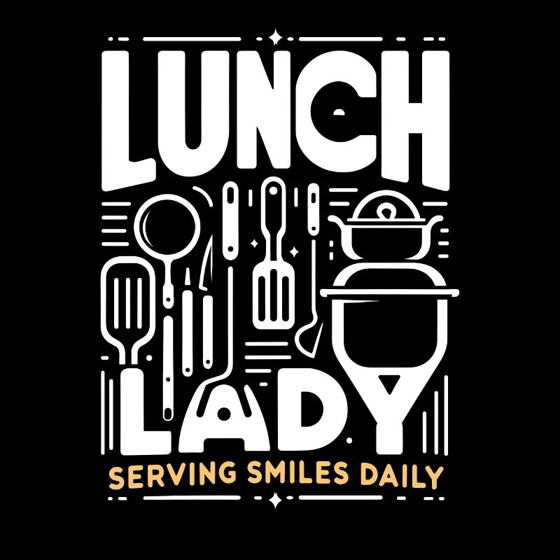 Lunch Lady Serviert täglich ein Lächeln