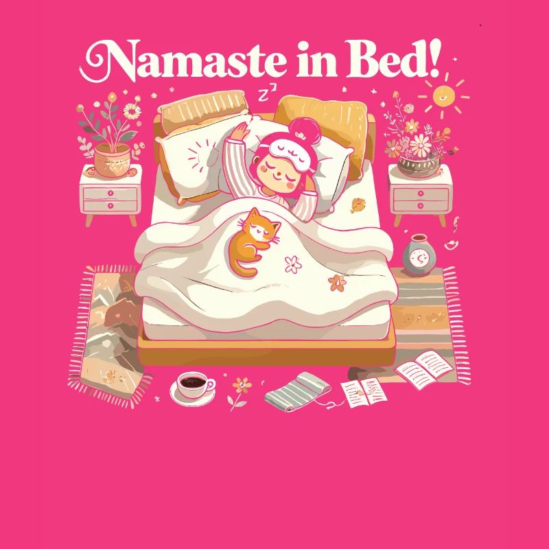 Namaste im Bett