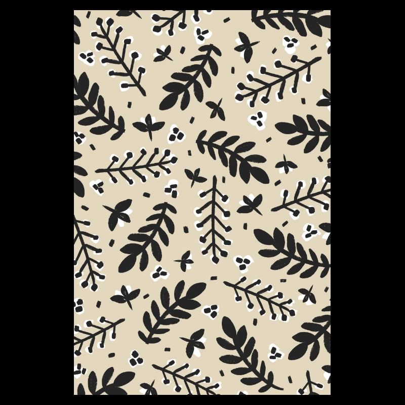 Floral Beige Pattern
