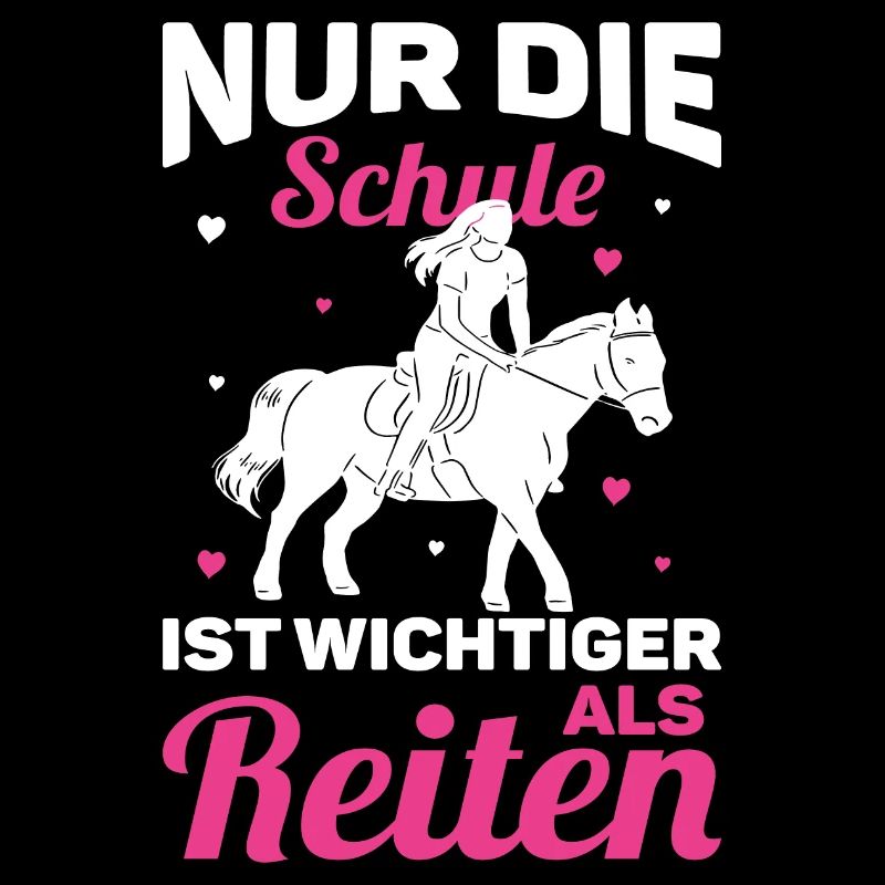Reiten Pferde Mädchen nur die Schule ist wichtiger