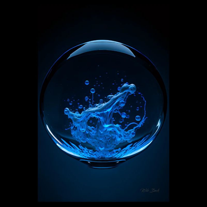 Kaos in a bubble blue 2