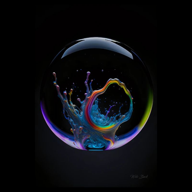 Kaos in a bubble rainbow 3