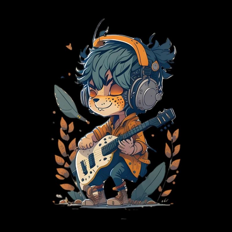 Boy with guitar