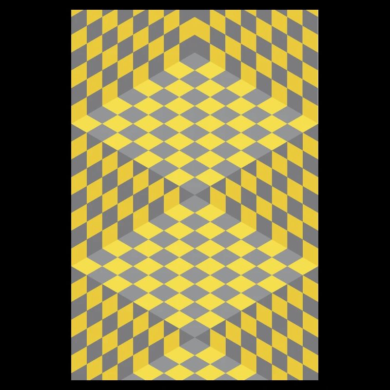 3D Chess Optical Illusion