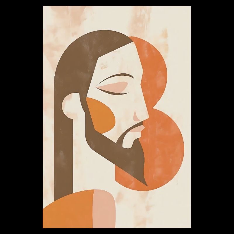 Boho Jesus Wall Art, Digital Download,