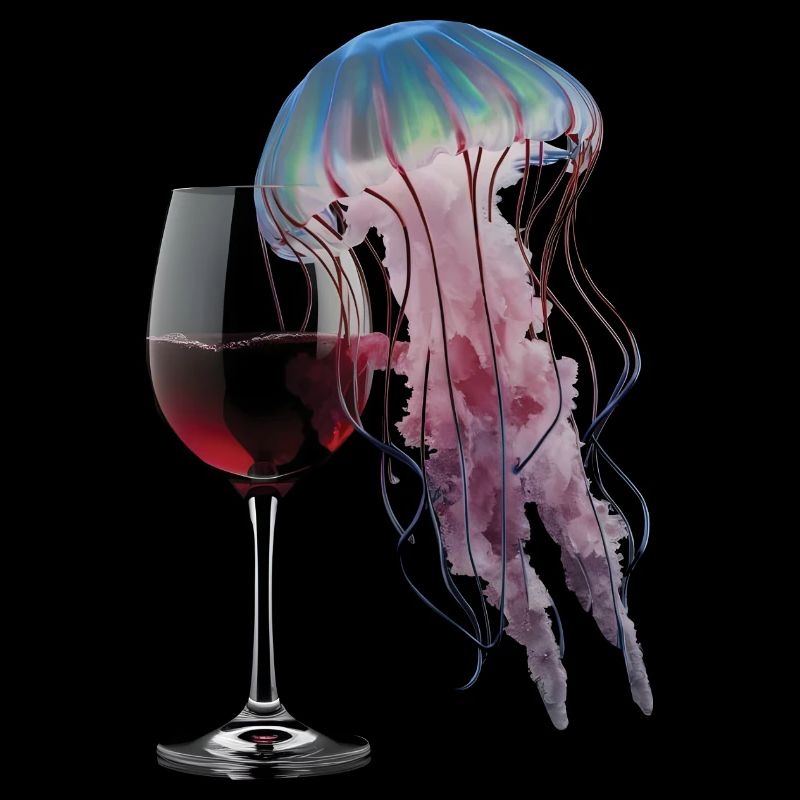 Quallen Wein