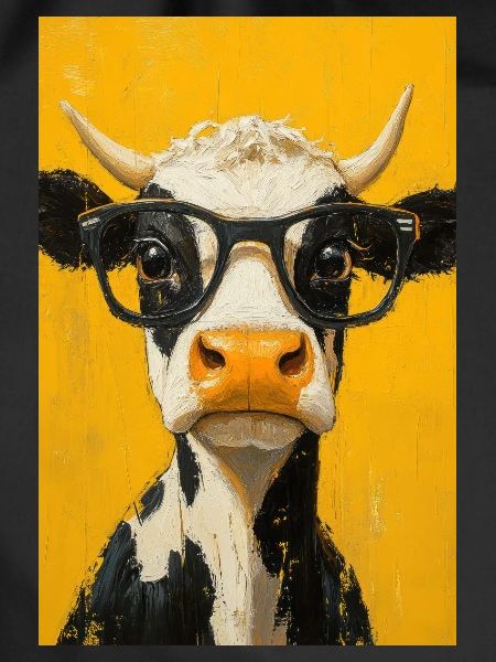 Cool Cow with Glasses
