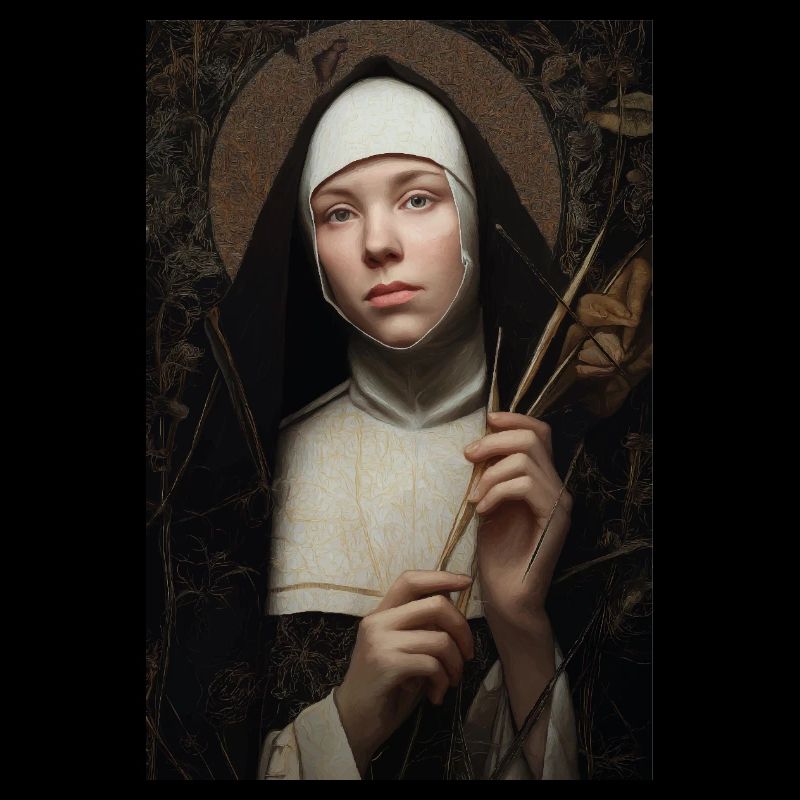 Serene Nun Portrait