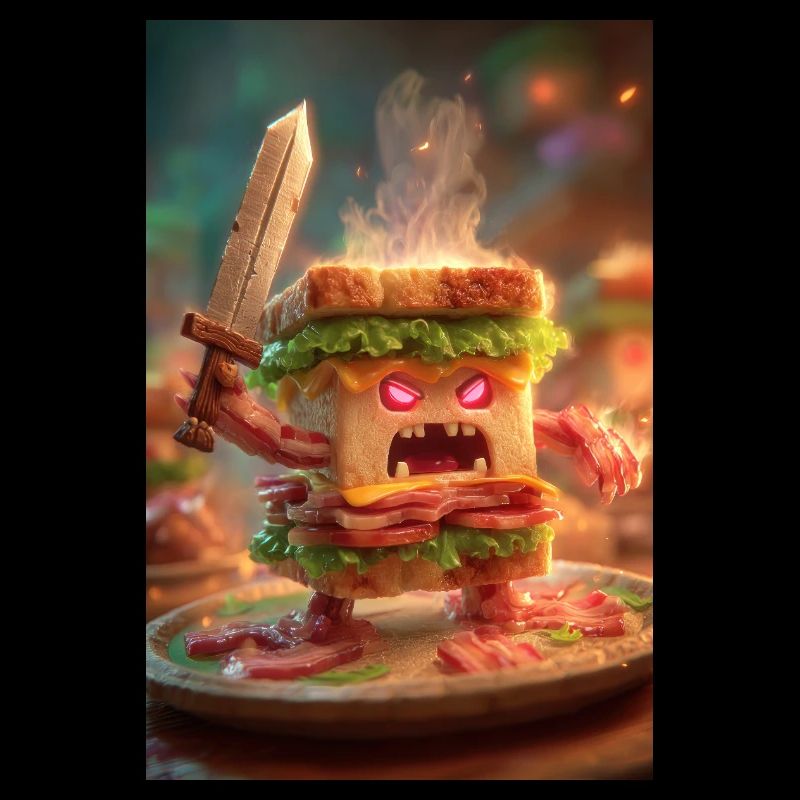 Wütendes Kampfsandwich