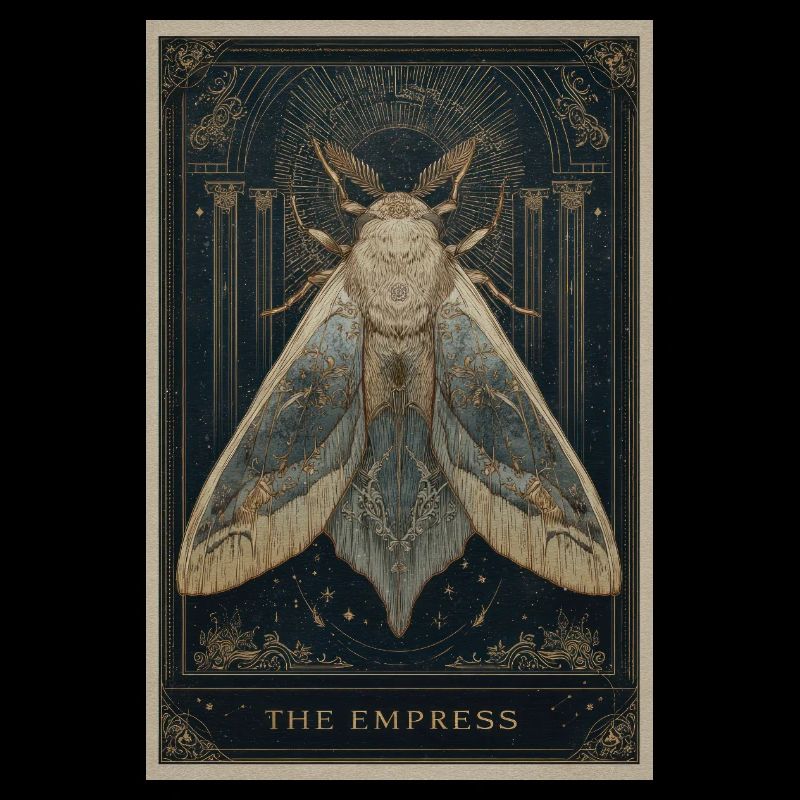 The Empress Tarot Moth