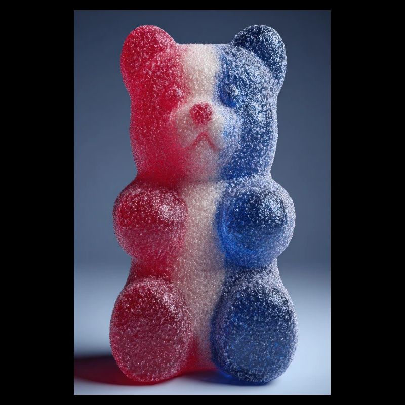 French Flag Gummy Bear