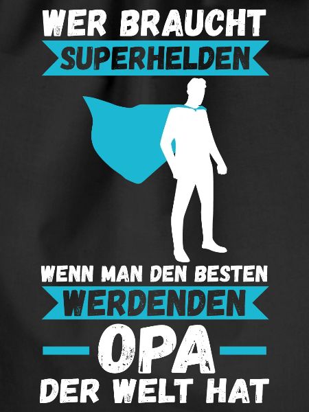 Werdender Großvater Opa