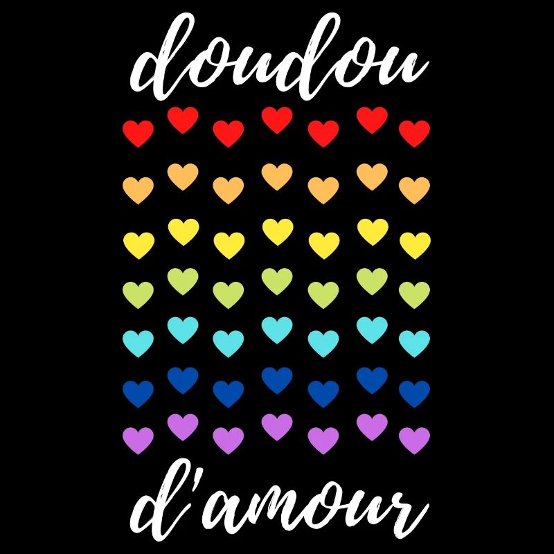 doudou d amour avec des cœurs