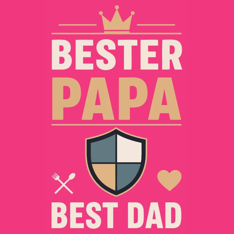 Bester Papa Schild Design