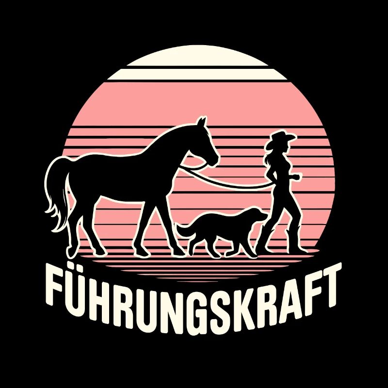 Führungskraft Pferd Reiten Geschenkidee Lustig