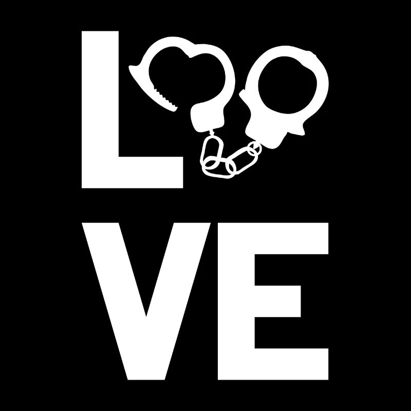 Polizei Handschellen Love