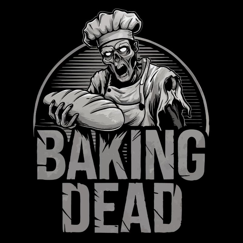 Baking Dead Zombie Bäcker gruseliger Bäcker