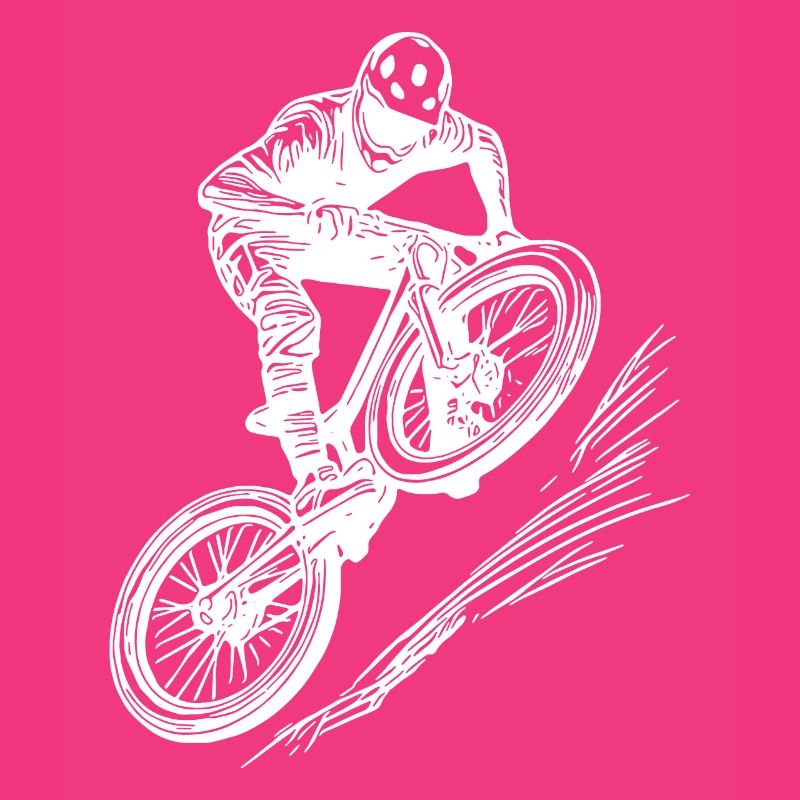 VTT avec vélo de descente