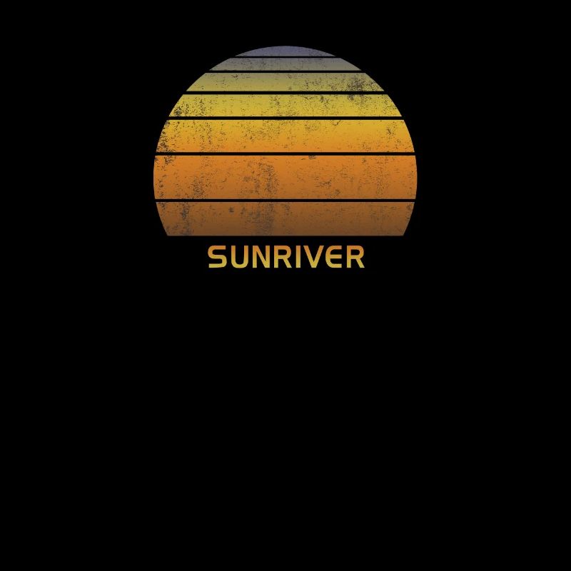 Retro Sunriver Oregon Ski Skiing Outdoors Fan