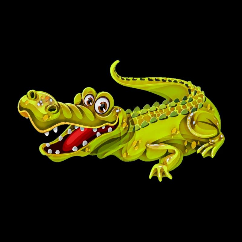 Funny crocodile