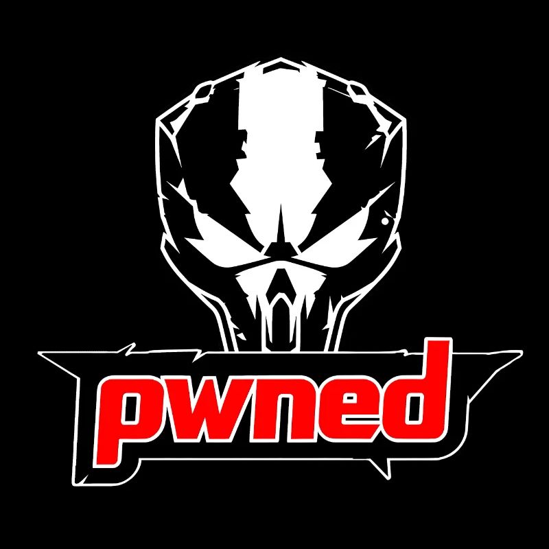"Pwned" Power Apparel Skull