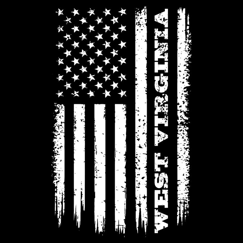 Drapeau des États-Unis Cadeau de l’État de Virginie-Occidentale