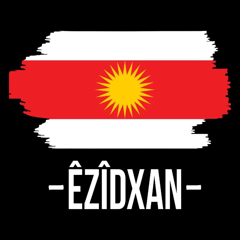 Drapeau yézidi yezidi Exidxan Ezidi