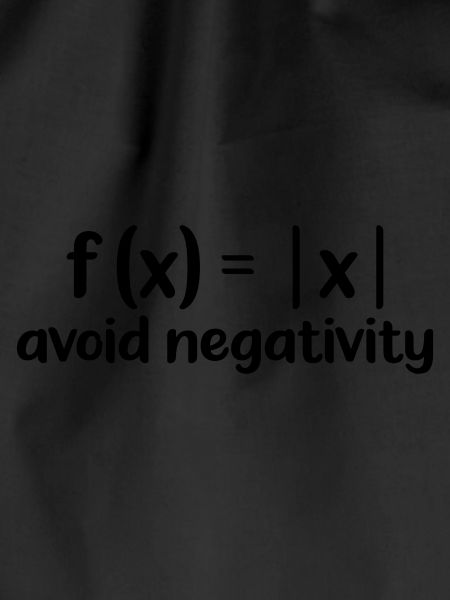 Avoid Negativity Math Equation Motivation