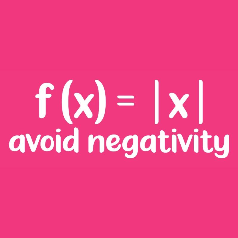 Avoid Negativity Math Equation Motivation