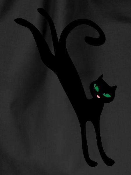 Retro jumping cat