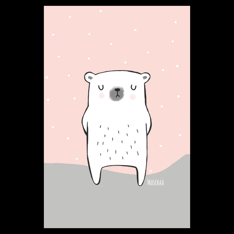 Eisbären Untersetzer