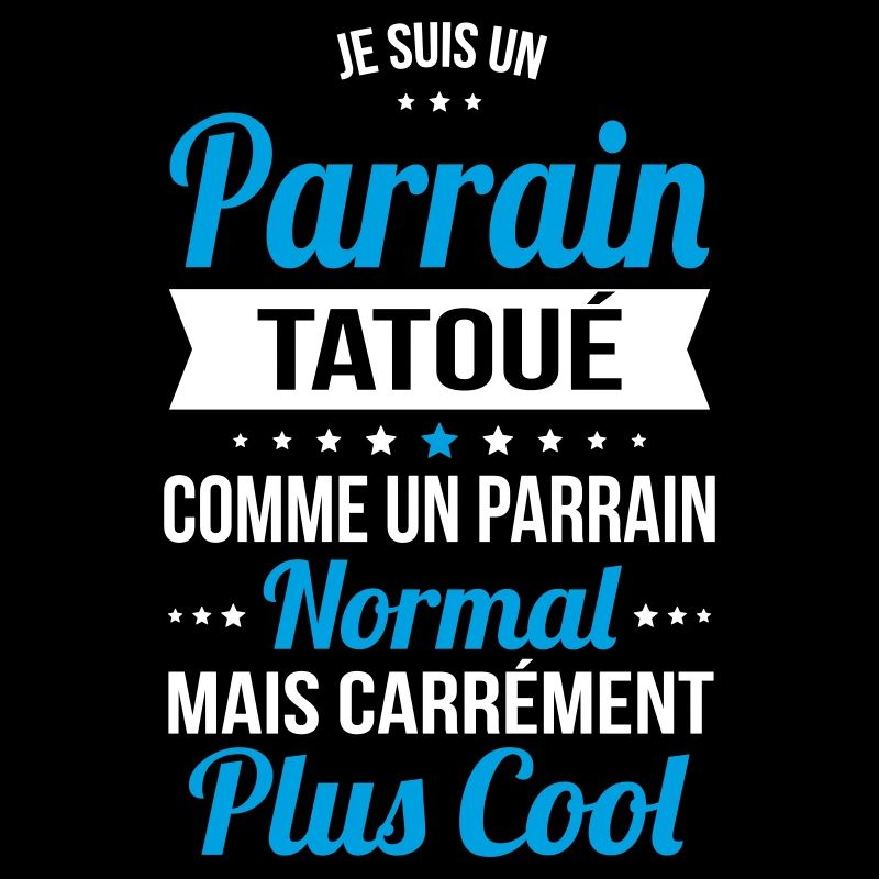 Parrain tatoué comme un parrain normal plus cool