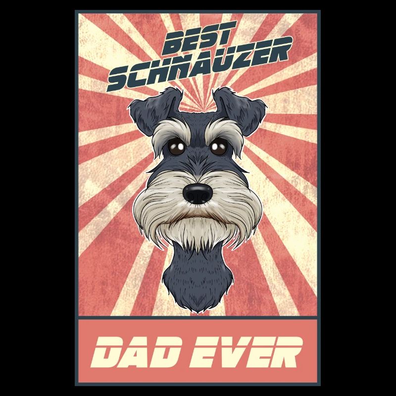 Meilleur Schnauzer miniature Dad Ever I Schnauzer