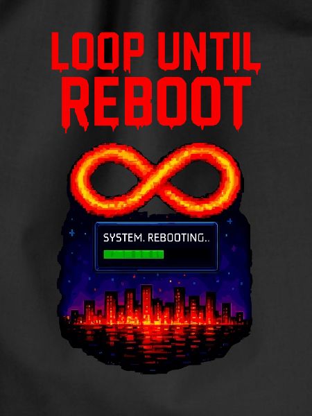 Loop Until Reboot – Pixel Shirt
