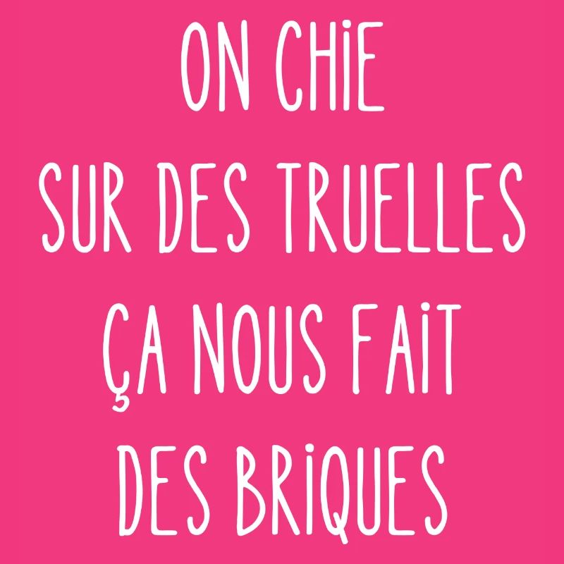 on chie sur des truelles ça nous fait des briques