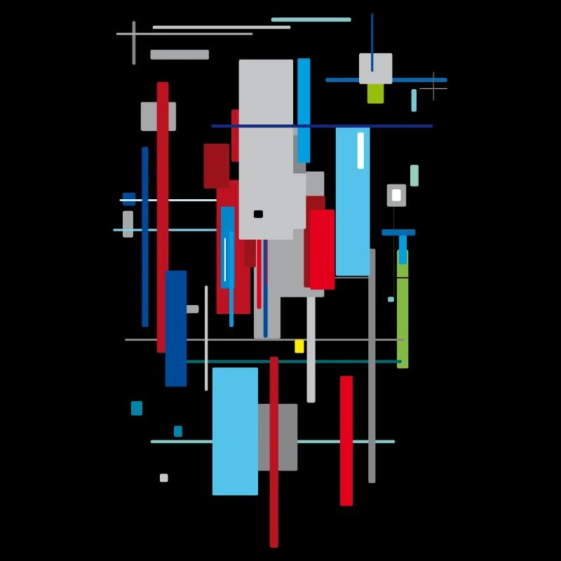 Abstract Bauhaus pattern